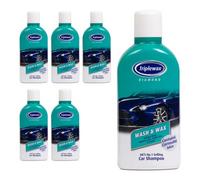 Triplewax Wash & Wax Shampoo Streak Free Car Caravan Motorhome 1L X6