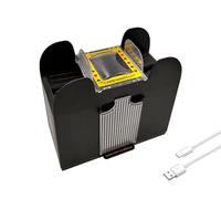 Triplgoat 6 Decks Automatic Card Shuffler Electric Heavy Duty-USB-C/Battery Powered, Fast & Quiet Shuffler for Poker, Casino Games (Supports All Standard Cards)