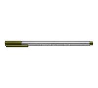 TRIPLUS FINELINER OLIJFGROEN -
