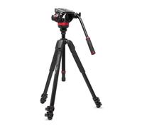 Tripod 055 Video Alu Black with 502AH head|Manfrotto