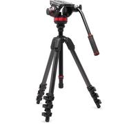 Tripod 055 Video Carbon Black with 502AH head|Manfrotto