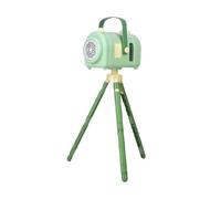 Tripod, 22oz/650ml Large Capacity Automatic Rechargeable Bubble B with Holes, 2 Portable 10 Speeds Set Blower