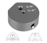 Tripod Adapter for Starlink Mini New Version Pipe Adapter, Aluminum Alloy, with 1/4''-20 & 3/8"-16 Thread, Compatible with 2025 Starlink Mini Pipe Adapter and Flat Mount