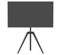 TTAP TRIPOD-BLACK Black Wood Tripod Stand VESA 400 x 400