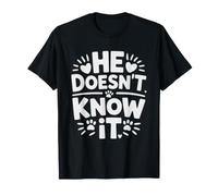 Tripod Dog Mom Yes Missing Leg He Doesn't Know Humor Three T-Shirt