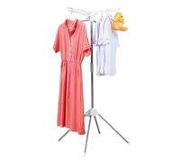 Tripod Drying Rack - 3 Rotatable Arms Tripod Clothes Airer | Clothes Hanger Stand, Floor Ironing Rack, Steamer Hanger Stand, Stainless Steel Telescopic Laundry Drying Rack, Home Indoor Use