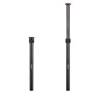 Tripod Extension 2 Sections Centre Column, 34-60 cm Aluminium Telescopic Rod, 15 kg Load Capacity, 1/4 Inch 3/8 Inch Thread for Camera Tripod, Mobile Phone Tripod, Selfie Stick, Camera, GoPro