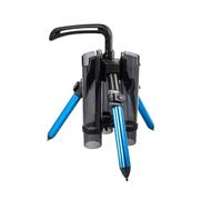 Tripod Fishing Rod Holder,Floor Standing Rod Holder Aluminum Alloy Bracket - Thickened Folding Rod Organizer for Garage Boats 3 Fishing Rods