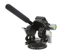 Tripod Fluid Head, Fluid Head Tripod Aluminum Alloy Double Panoramic Head Camera Fluid Head Fluid Head with 3/8in Screw Interface for Shooting SLR Cameras
