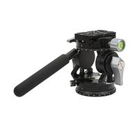 Tripod Fluid Head, Fluid Head Tripod with 3/8in Screw Interface Aluminum Alloy Double Panoramic Head Camera Fluid Head for Shooting SLR Cameras