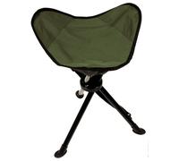 TRIPOD FOLDING FISHING SEAT CAMPING STOOL FESTIVAL CHAIR & CARRY CASE OLIVE DRAB