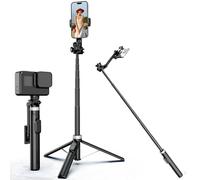 Tripod for iPhone, Selfie Stick for iPhone with Remote, Phone Tripod for Recording, X60