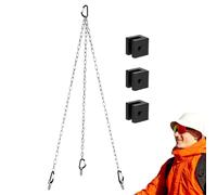 Tripod Grill - Tripod Grill for Campfire, Camping Tripod with Grill, Easy Storage, Removable, Adjustable Height, Multi-Purpose Aluminum Alloy Camping Tripod for Cooking, Baking Pan