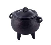 Tripod Incense Holder, Cast Iron Incense Burner, Small Cauldron Pot, Mini Aromatherapy Burner, Retro Incenses Container for Rituals and Meditation, Rustic Style Home Decor Aromatherapy Accessory