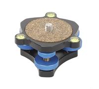 Tripod Leveling Base For SLR Cameras Adjustable Gimbal Head With Horizontal Platform High Stability Camera Leveller For Travel Photography