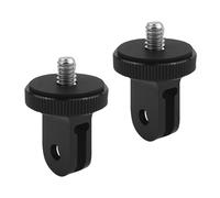 Tripod Mount Adapter For Gopro 2pcs 1/4" - 20 1/4 Conversion Adapter | Camera Mounts Aluminium Tripod Accessories for Gopro Hero 11 10 Insta360 Sony Xiaomi Yi and Action Cameras
