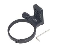 Tripod Mount Ring Lens Collar for T70-180 F2.8 First Generation Lens, Tripod Collar Mount Ring with Quick Release Plate, 1/4in 3/8in Screw Holes for Arca Compatible Interface, Al