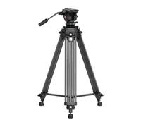 Tripod, MT-81 Heavy Duty Video Tripod 1/4" 3/8" Screws 8KG Load For DSLR/Mirrorless/Cine Camera Camcorder With Fluid Head,for cameras