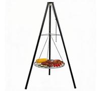 Tripod Outdoor Fire Pit BBQ Bowl Round Garden Patio Extra Large Barbecue Grill