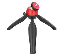 Tripod Phone Stand,1/4in Tripod Mobile Phone Stand Mobile Mini Desktop Live Broadcast Selfie Supplies Camera Video Shooting Photography Accessory (Red)