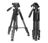 Tripod, Professional Tripod Stand With Ballhead Quick Release Plate,Compatible For Sony Nikon Canon Dslr Camera Smartphone,for parts(Black)