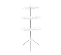 Tripod Rack for Air Drying Clothes | Freestanding Tripod Clothes Dryer | Three Tier Tripod Clothes Rack | Laundry Drying Rack Collapsible Indoor Outdoor Balcony Bedroom Wood Hanging Rods