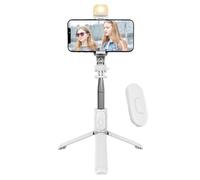 Tripod Selfie Stick All Round Stable Cell Phone Stand Selfie Tripod Mount | With Fill Lights for Filming Live Streaming Video Recording Photography Vlogging Remote Meetings Content Creation