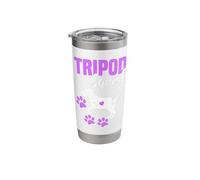 Tripod Squad Funny Three-Legged Pet Parents Help Quote Stainless Steel Insulated Tumbler