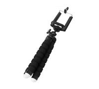 Tripod Stand Desktop Tripod with Phone Holder Flexible Legs /4 Inch Screw for Live Streaming Selfie Sports Camera Digital Camera Compact Lightweight Design 3 Colors Available (/Blu