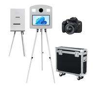 Tripod Stand Photo Booth Machine,15.6inch Photo Booth with Mini PC,Portable Photo Booth Perfect for Wedding,Halloween,Party,Events (Machine+Camera)