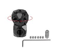 Tripod Strange Hand Microphone Adapter Metal Versatile 1/4 3/8 Positioning Screw Hole Converter Adaptor Tripod Strange Hand Microphone Adapter