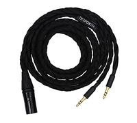 Tripowin GranVia Upgraded OFC Headphone Audio Replacement Cable, Dual 3.5mm Connector to 4Pin XLR Balanced Stereo Headphone Cable,for HE4XX/HE-400i/HE400se/ HarmonicDyne Zeus/Goldplanar(6.56ft)