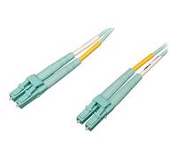 Tripp Lite N820-20M-OM4 100G Duplex Multimode 50/125 OM4 LSZH Fiber Optic Cable (LC/LC) Aqua 20 m