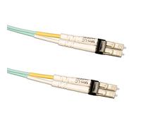 Tripp Lite 10Gb Duplex Multimode 50/125 OM3 Fiber Patch Cable Mini-LC/Mini-LC Aqua 2M (N838-02M)