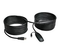 Tripp Lite 10M USB 3.0 SuperSpeed Active Extension Repeater Cable M/F (U330-10M), Black