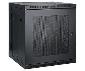Tripp Lite 10U Wall Mount Rack Enclosure Server Cabinet Hinged Wallmount (SRW10US) Black