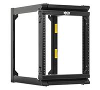 Tripp Lite 12U Wall-Mount Open Frame Server Rack Enclosure, 2-Post, Hinged Front, Heavy-Duty Steel, 12-24 Threaded & Numbered Mounting Holes, 5-Year Warranty (SRWO12US2)