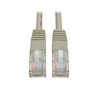 Tripp Lite 15.24 m Cat5e / Cat5 350 MHz Snagless Molded UTP Patch Cable RJ45 M/M Grey (N002-050-GY)