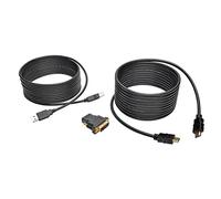 Tripp Lite 15ft HDMI DVI USB KVM Cable Kit USB A/B Keyboard Video Mouse 15' (P782-015-DH)