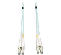Tripp Lite 15M 10Gb Duplex Multimode 50/125 OM3 Fiber Patch Cable LC/LC Aqua 50ft (N820-15M)