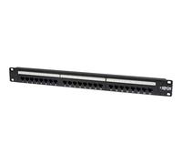 Tripp Lite 24-Port 1U Rack-Mount Cat6/Cat5 110 Patch Panel, 568B, RJ45 Ethernet (N252-024)