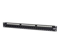 Tripp Lite 24-Port 1U Rack-Mount Cat6/Cat5 Feedthrough Patch Panel, RJ45 Ethernet (N254-024)