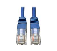 Tripp Lite 3.05 m Cat5e / Cat5 350 MHz Snagless Molded UTP Patch Cable RJ45 M/M Blue (N002-010-BL)