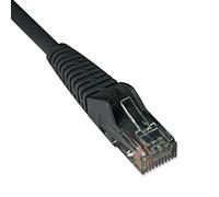 Tripp Lite 30 cm Cat6 Gigabit Snagless Molded Patch Cable (RJ45 M/M) - Black (N201-001-BK)