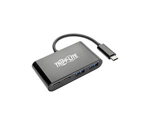 Tripp Lite 4-Port USB-C Hub, USB C to 2x USB-A, 2x USB-C, USB 3.0, Black (U460-004-2A2CB)