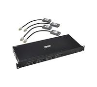 Tripp Lite 4x4 HMDI Over Cat6 Matrix Switch Kit, 4K @ 60Hz Quality, Switch Plus Included 4X Pigtail Receivers Kit, Extend up to 230 Feet Away, TAA Compliant, 1-Year Warranty (B127A-4X4-BH4PH)
