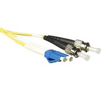 Tripp Lite 5M Fiber Smf Lc/st 8.3/125 Duplex Plenum Patch Cord