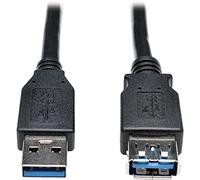 Tripp Lite 6-Feet USB 3.0 Super Speed 5Gbps Extension Cable (A Male to A Female) 6-ft, Black (U324-006-BK) 6'