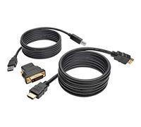 Tripp Lite 6ft HDMI DVI USB KVM Cable Kit USB A/B Keyboard Video Mouse 6' (P782-006-DH)