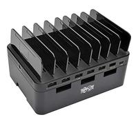 Tripp Lite 7-Port USB Charging Station Hub Quick Charge 3.0, USB-C, Storage, 6.6" x 4.9" x 2.6" (U280-007-CQC-ST)